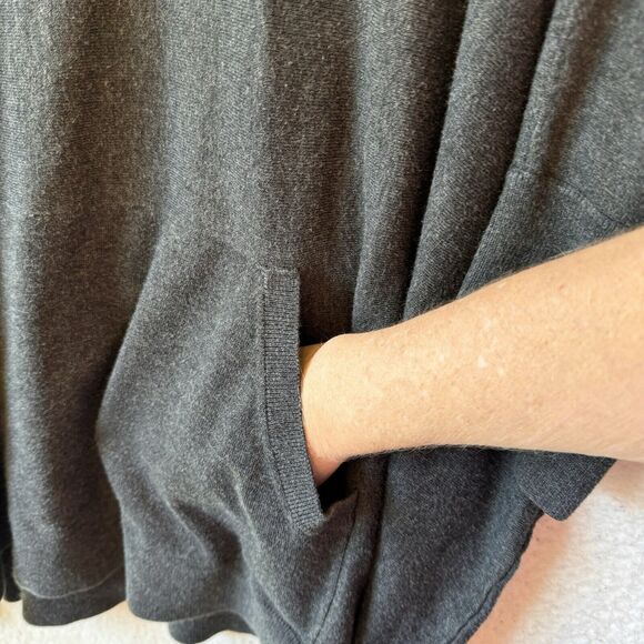 MICHAEL Michael Kors Sweater Turtleneck Medium Y2K Oversized Dolman Cotton Blend - Picture 11 of 12